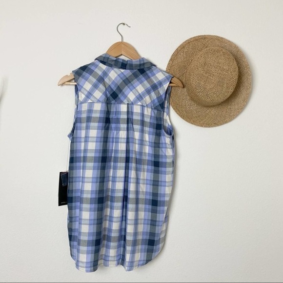 Calvin Klein Jeans Plaid Button Down Jaracanda S Small - Picture 3 of 10